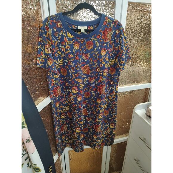 Appleseeds Floral Tshirt Dress Large - Picture 5 of 14